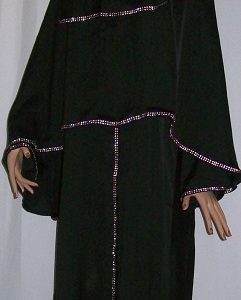 Dreiteiliger Burka S -136 cm Länge